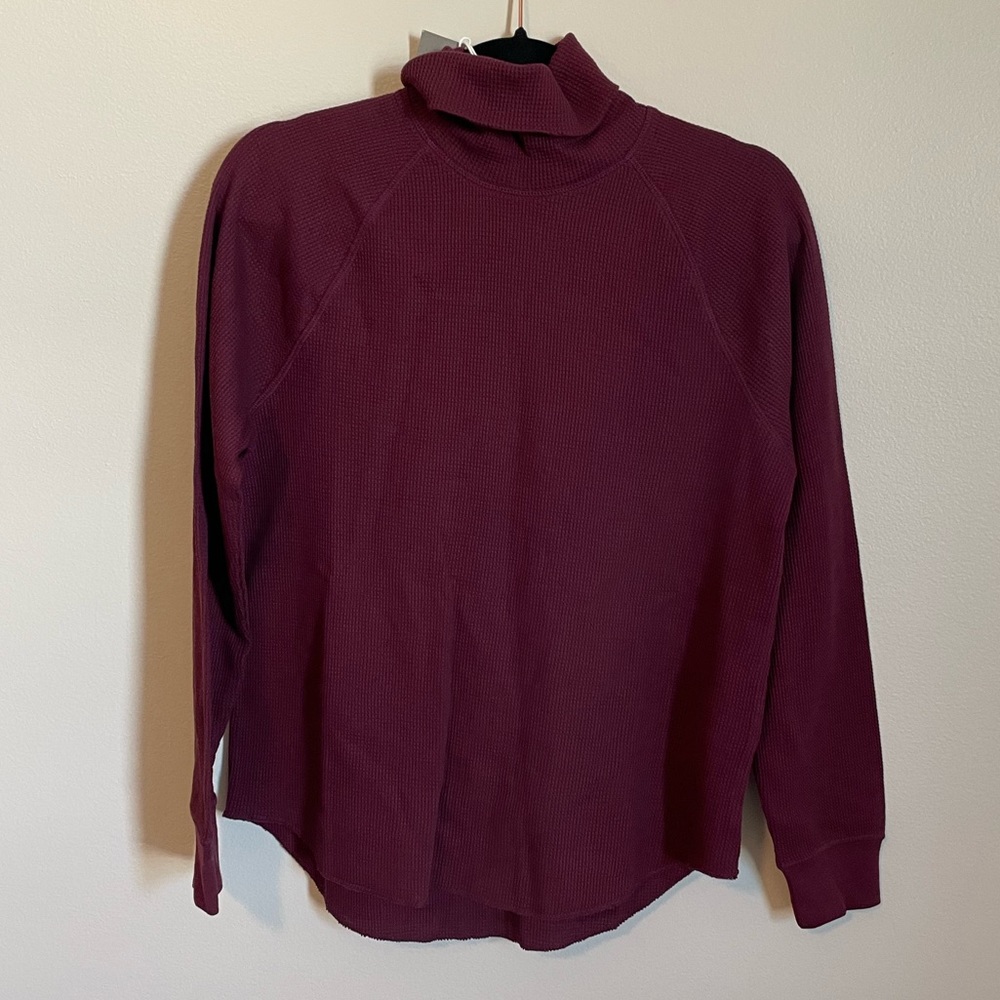Everlane Waffle Turtleneck NWT
